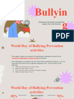 World Day of Bullying Prevention Activities Infographics by Slidesgo