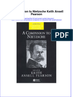 Read online textbook A Companion To Nietzsche Keith Ansell Pearson ebook all chapter pdf 