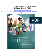 Read online textbook A Concise Introduction To Linguistics 4Th Edition Pdf ebook all chapter pdf 