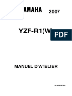 YZF-R1 (W) : Manuel D'Atelier