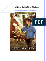 Read online textbook A Cowboy Never Quits Cindi Madsen ebook all chapter pdf 