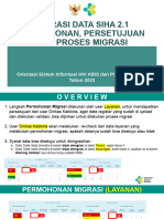 Migrasi Data SIHA 2.1 - Permohonan dan Persetujuan Migrasi