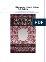 Read online textbook Statistical Mechanics Fourth Edition R K Pathria ebook all chapter pdf 