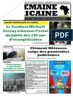 La Semaine Africaine: Le Cardinal Michaël Czerny Rehausse L'éclat Du Jubilé Des 140 Ans D'évangélisation