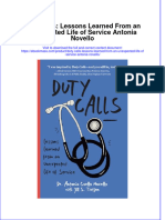 Read online textbook Duty Calls Lessons Learned From An Unexpected Life Of Service Antonia Novello ebook all chapter pdf 