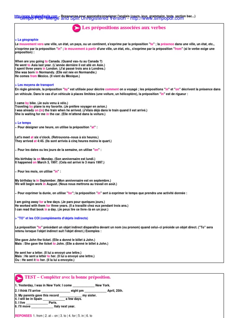 200 Exercices De Grammaire Anglaise Avec Corrigés Pdf