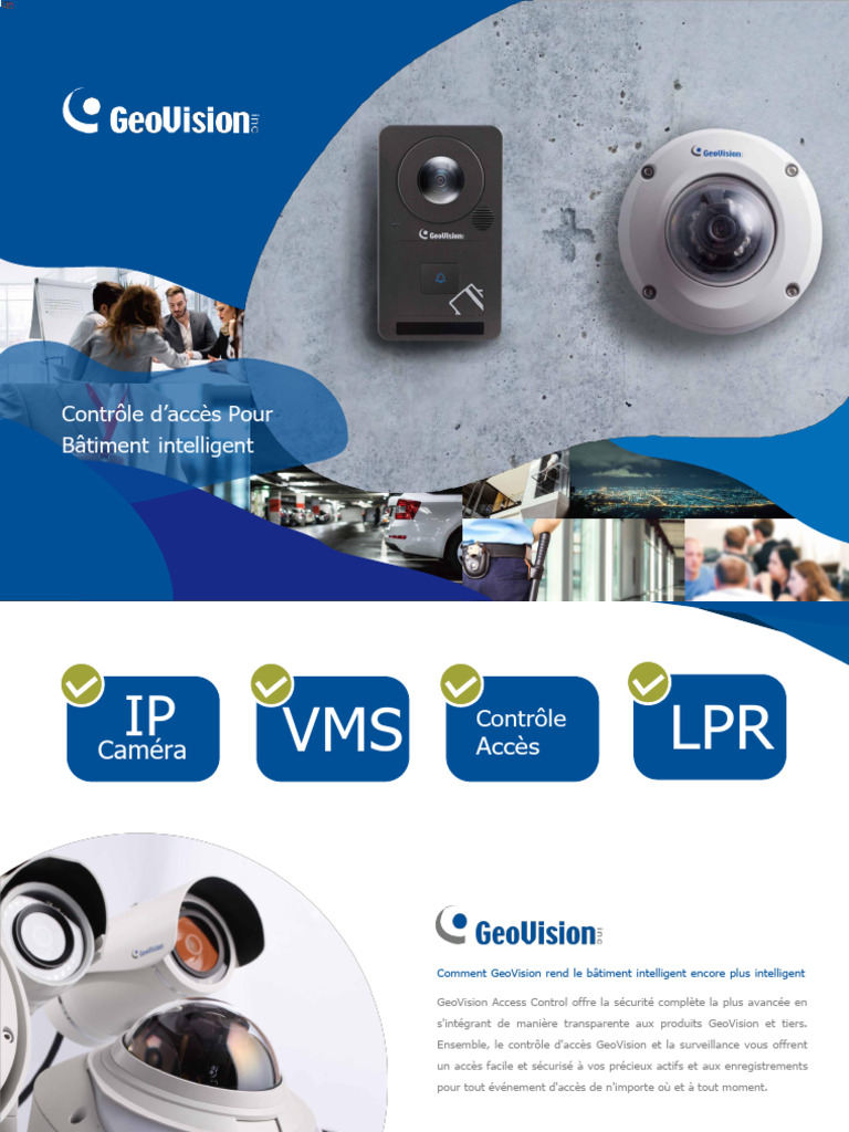 Contrôle d'accès GeoVision avancé | PDF | Surveillance | Application