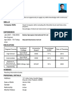 Resume Kuldeep Format1