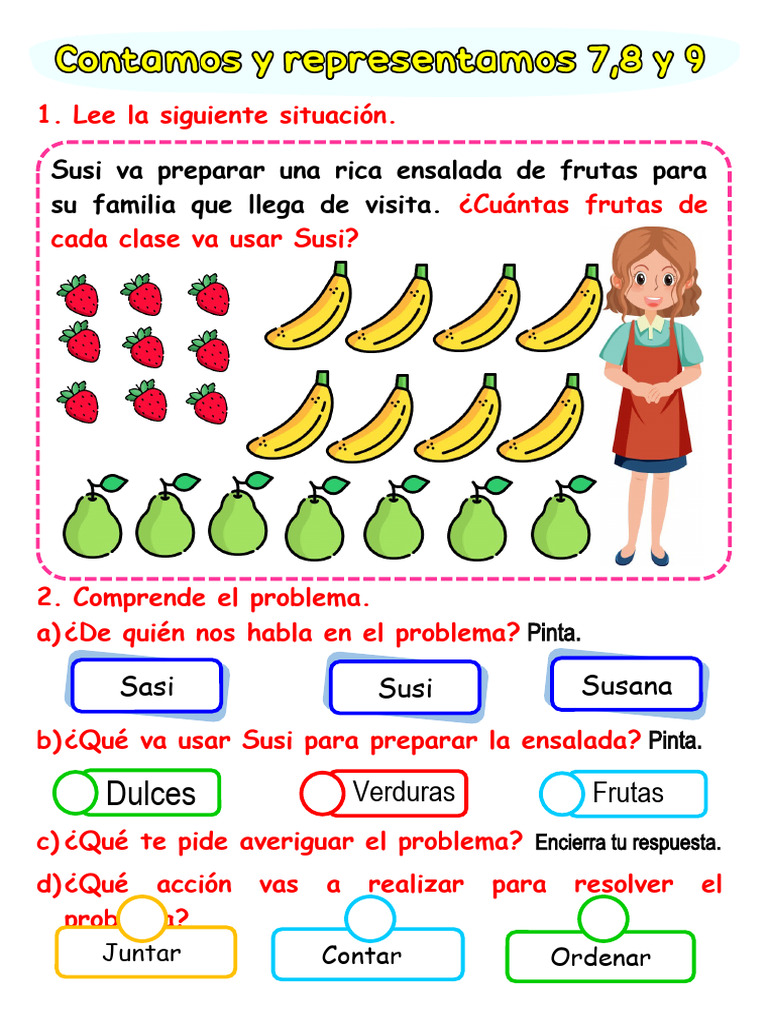 Fichas de Matemáticas para Segundo Grado | PDF