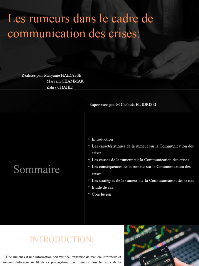 Rumeurs et communication de crise | PDF | la communication | Informations