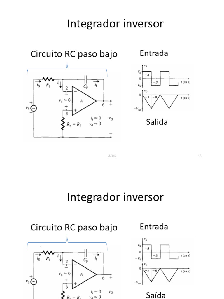 Circuitos RC: Integrador e Diferenciador | PDF