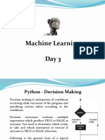 Day 3 Machine Learning