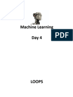 Day 4 Machine Learning