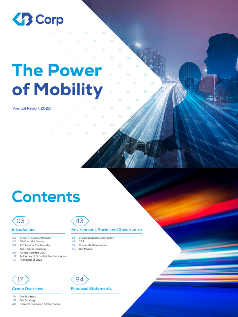 GB Corp 2022 Annual Report Overview | PDF | Sustainability | Governance