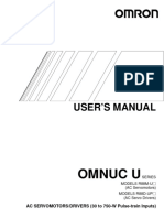 U-Series AC Servomotor & Servodriver (Pulse-train Input)