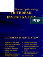Disease Outbreak Investigation