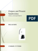 wARM uP_Prepare and Present Sandwiches