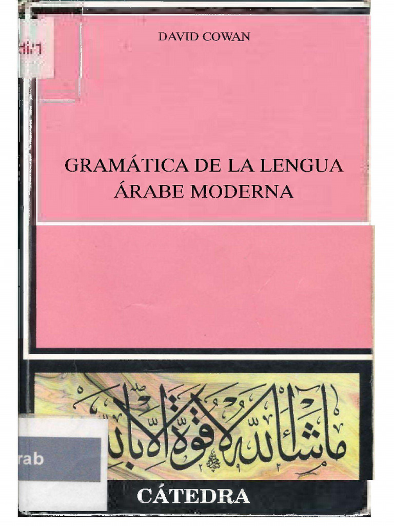 Gramática Árabe Moderna para Estudiantes | PDF | Semántica | Morfología