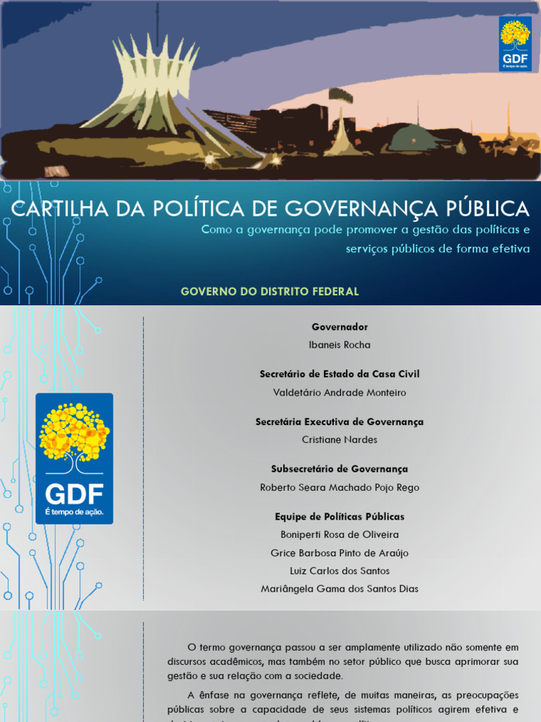 Cartilha Da Política de Governança Pública - Versão-Final | PDF ...