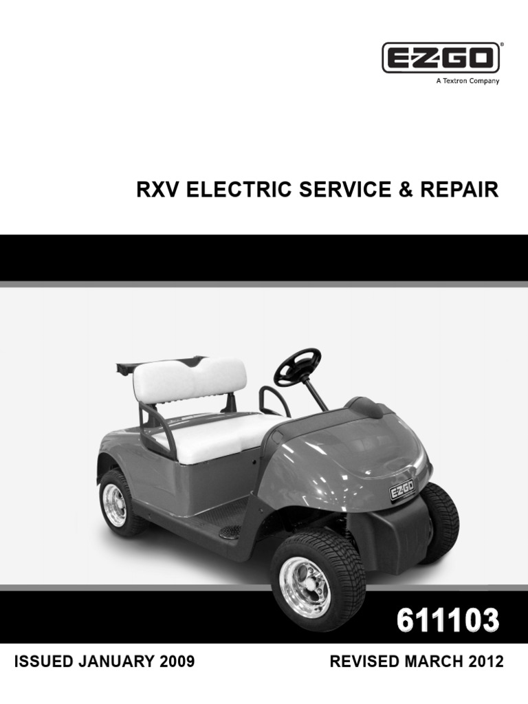 EZGO RXV SERVICE MANUAL PDF FREE DOWNLOAD 2022 visual data 8