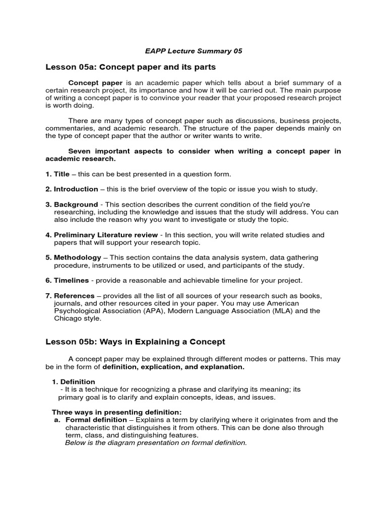Eapp lecture summary 05 pdf definition word