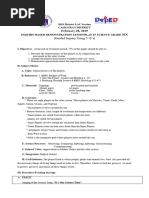 Demonstration Lesson Plan in Science 6 Inquiry-Based