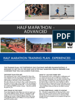 Advanced Half Training Plan WWF