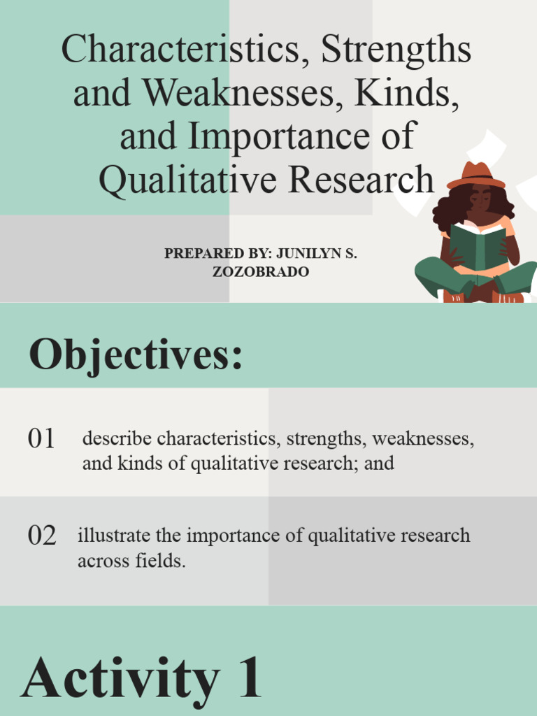 Lesson 7 Characteristics, Strengths, Weaknesses, and Kinds of ...