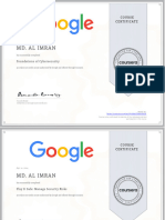 Google Cybersecurity Professional Certificates