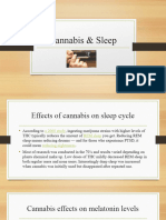 Cannabis & Sleep