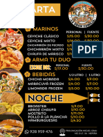 Menú Restaurante de Sushi Moderno Negro y Dorado - 20240229 - 215150 - 0000