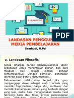 Landasan Penggunaan Media Pembelajaran