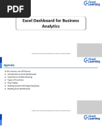 Excel Dashboard for Business Analytics