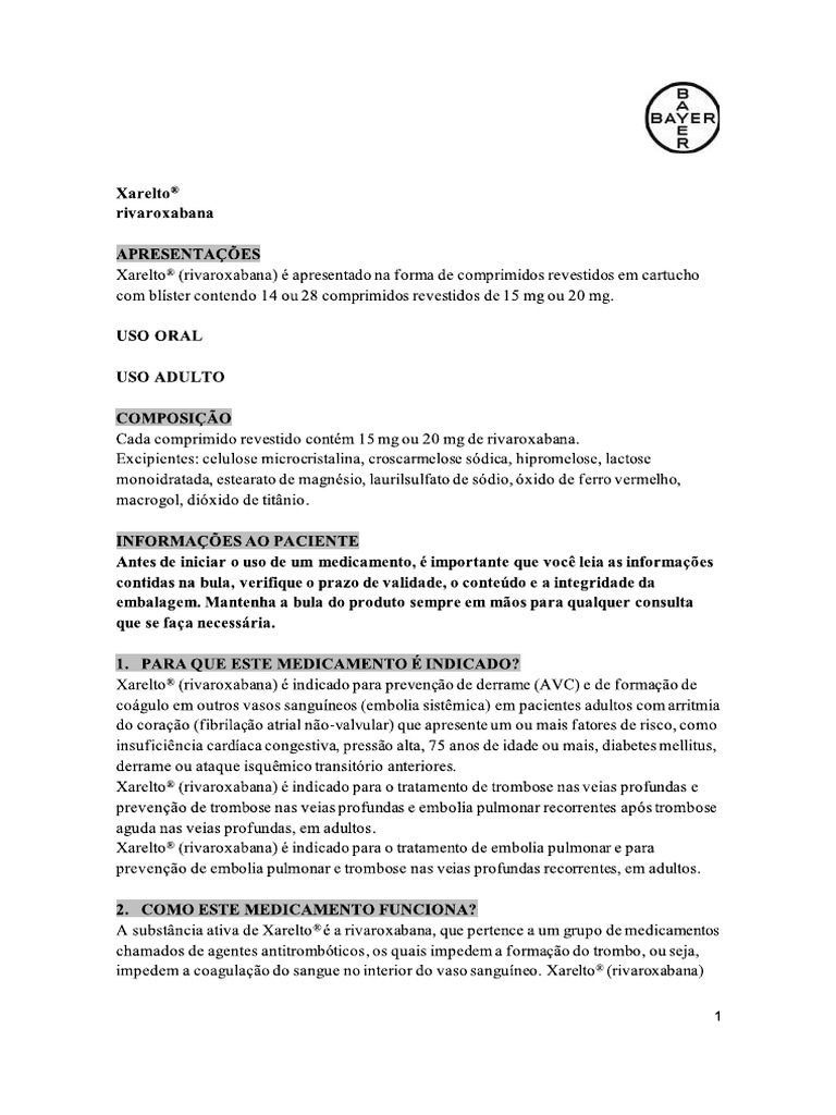 Xarelto bu pdf