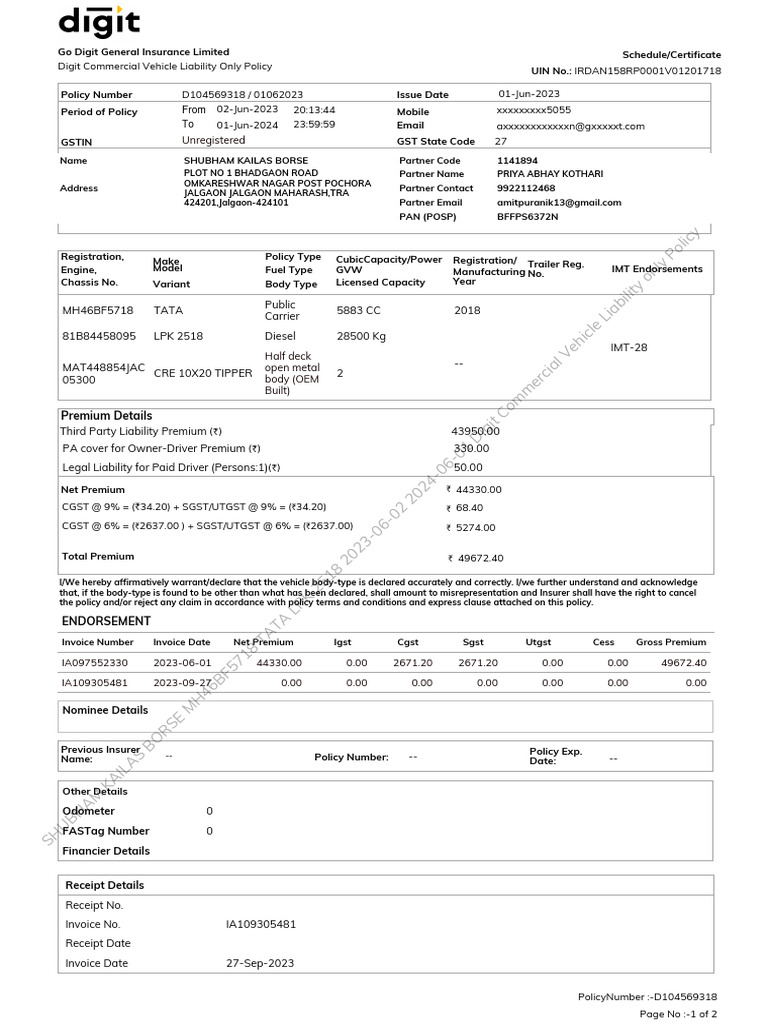 MH19 | PDF | Vehicles | Driver's License