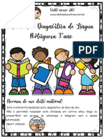 Avaliação Diagnóstica 3º Ano Portugues Clickseducativos