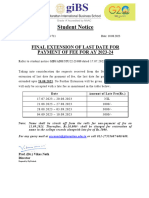 711-Extension of Last Date For Fee Payment With Late Fine 2023