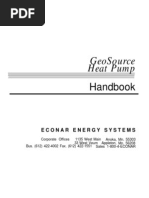 Geo Source Heat Pump Handbook