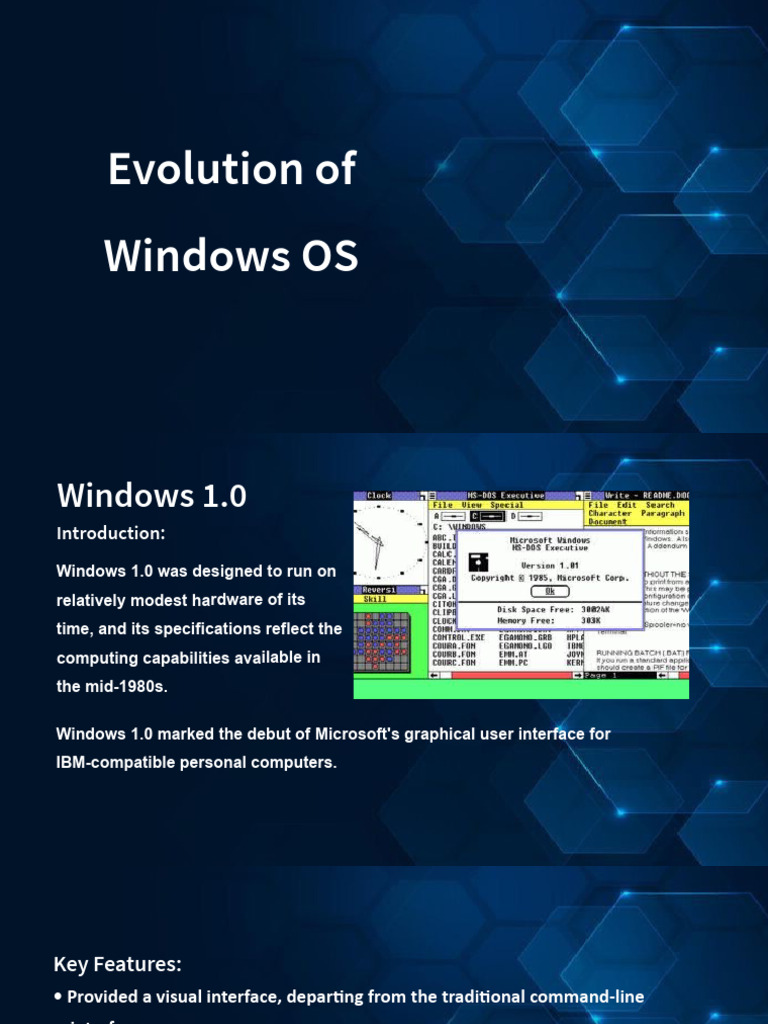 Evolution of Windows OS | PDF | Microsoft Windows | Graphical User ...