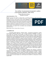 HISTORIA E DITADURA MILITAR Levantamento Documental e Análise