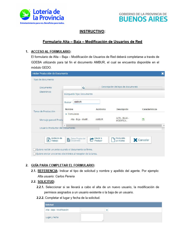 Instructivo ABM de Usuarios de Red | PDF | Usuario (informática ...