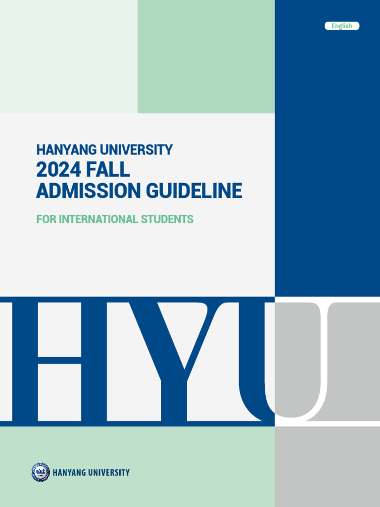 2024 Fall Admission Guidelines | PDF | Engineering | Medicine