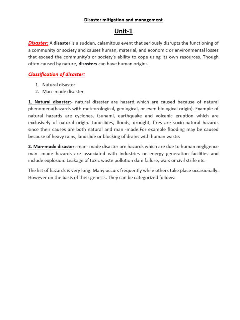 Complete Dmm | PDF | Natural Disasters | Hazards