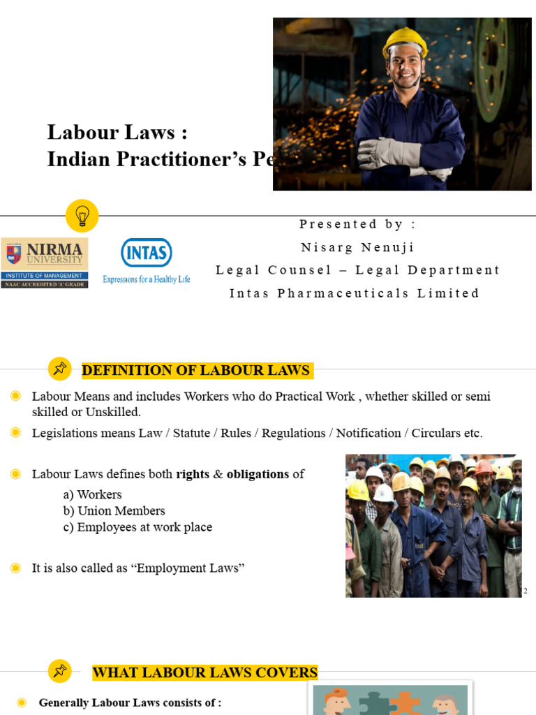 Overview of Labour Laws in India | PDF | Labour Law | Employment