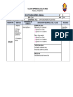 Plan de Actividad Académica Semanal 9 - 10C