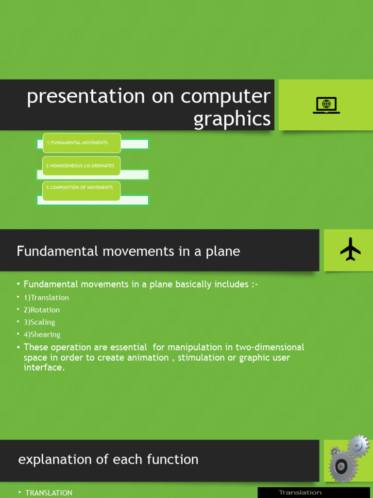 Presentation On Computer Graphics | PDF | Computers
