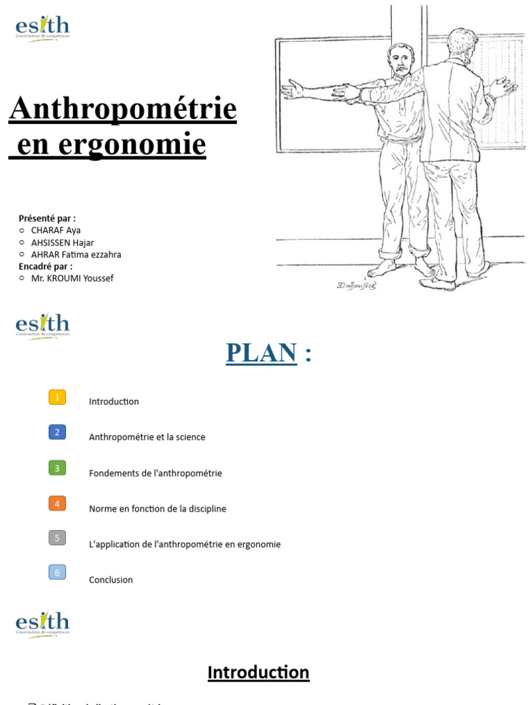 Anthropométrie et Ergonomie : Guide Essentiel | PDF | Ergonomie et ...