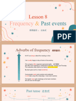 Lesson 8 - Frequency & Past
