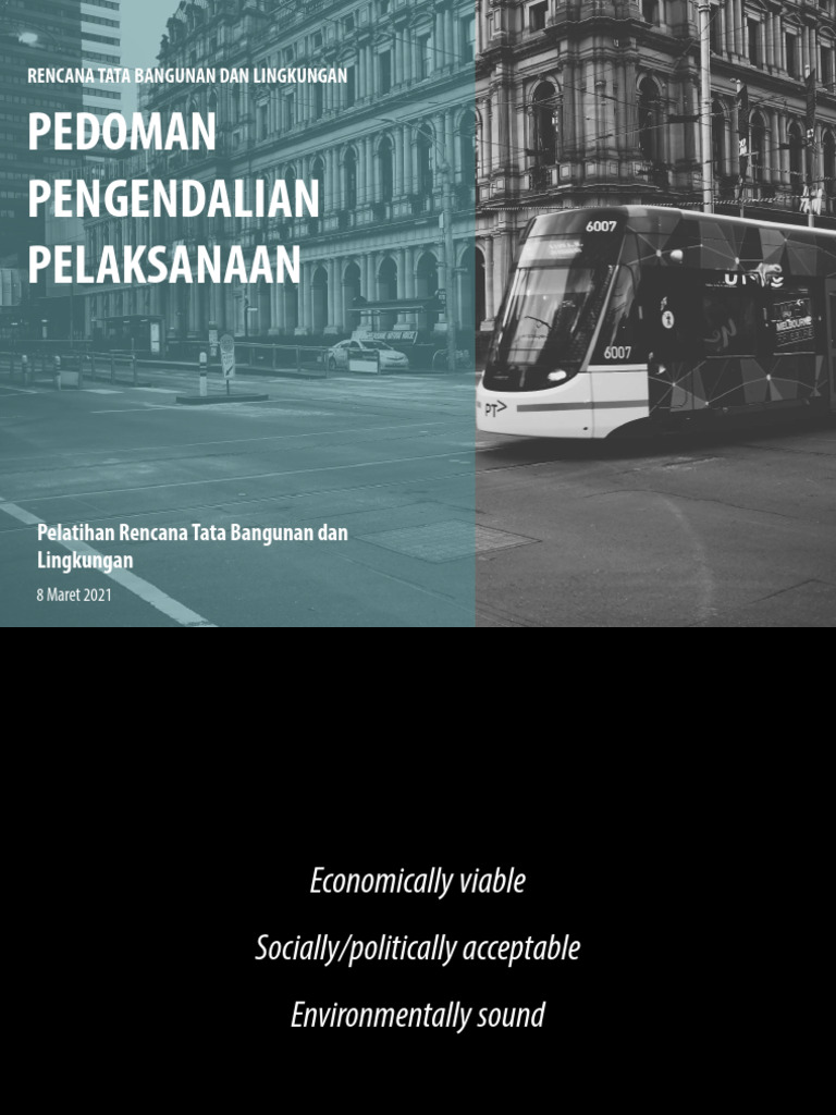 Pedoman Pengendalian Pelaksanaan RTBL | PDF