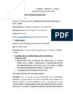 solicitud de arbitraje